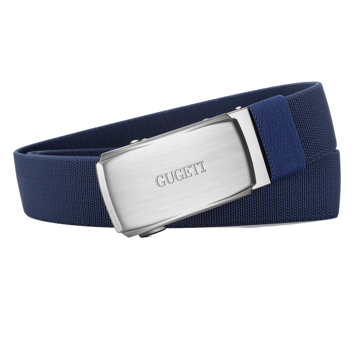 GUGETI Men's Elastic Stretch Belt with Automatic Buckle 3.5CM
